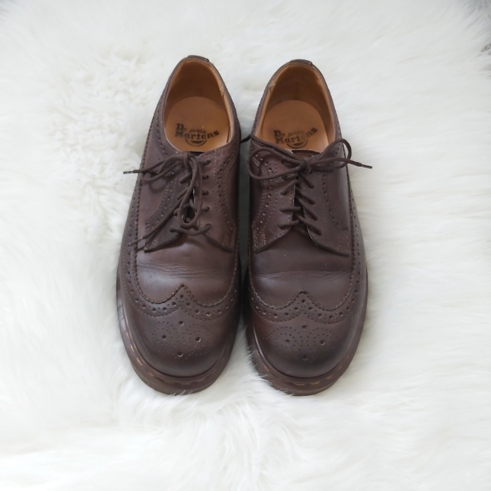 RARE Vintage Dr. Martens Wingtip Brown Leather
